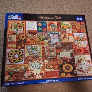 Jigsaw Puzzle - Welcome Fall - 1000 Pieces by White Mountain